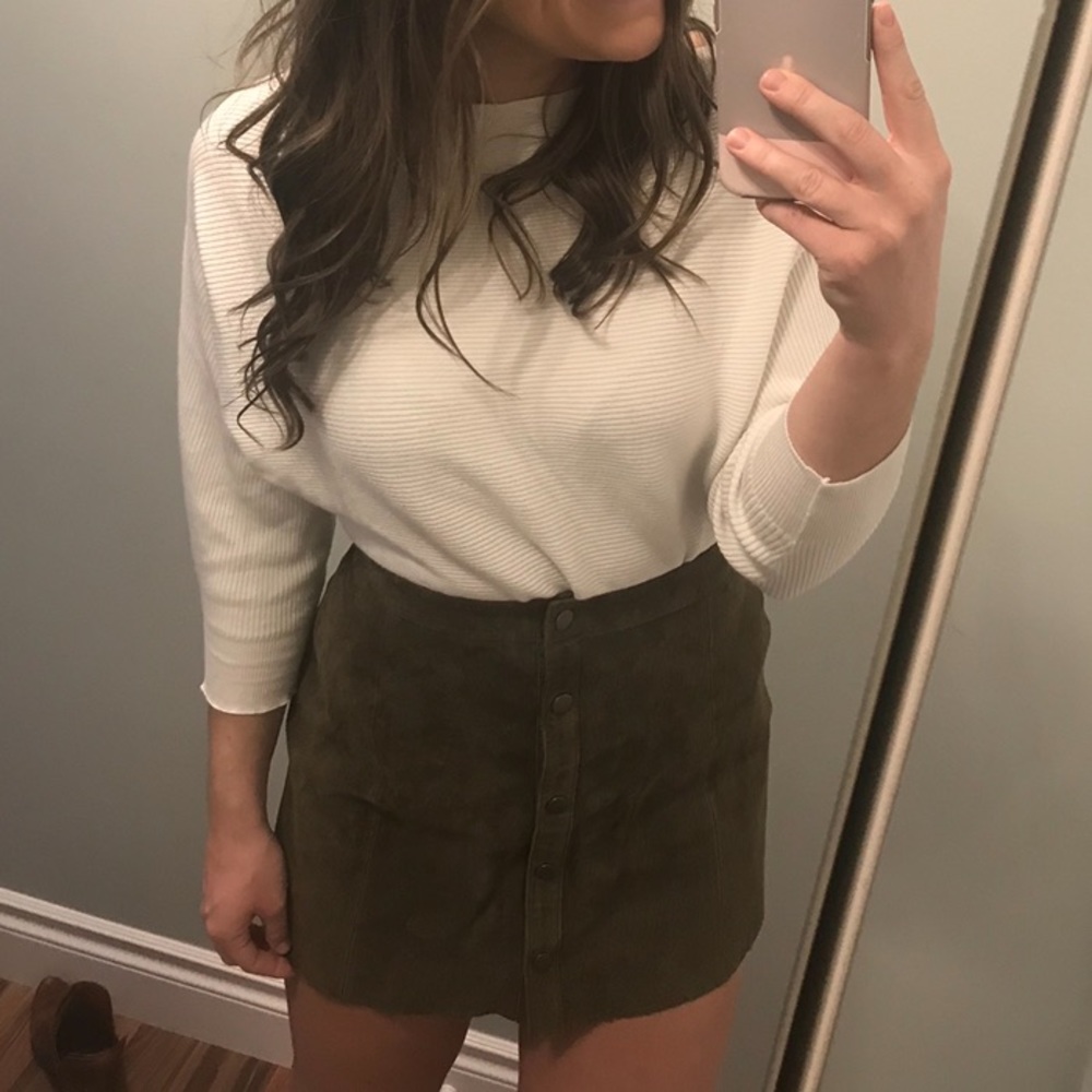 Green skirt